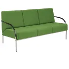 SPA 3 chrom, látka BONDAI BN13 (7048) - látka trávově zelená